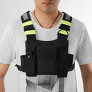 Chest Pocket Pack Harness Nylon Bag Backpack Holster for Radio Walkie Talkie