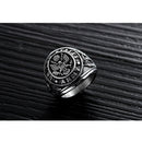 Personality Retro Slab Eagle Titanium Steel Ring