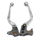 Wide Blade Chrome Clutch Levers For Harley XL 883L Superlow Sportster