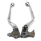 Wide Blade Chrome Clutch Levers For Harley XL 883L Superlow Sportster