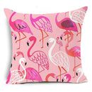 Honana 45x45cm Pillow Case Home Decoration Flamingo Palm Leaf Design 16 Optional Patterns