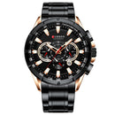 CURREN 8363 Chronograph Waterproof Men Wrist Watch Luminous Display Quartz Watch