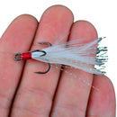 Fishing Treble hooks with Feather Bass hooks