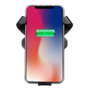 Qi Wireless 10W Fast Charging Gravity Auto Lock Car Air Vent Phone Holder Stand for iPhone 8 X