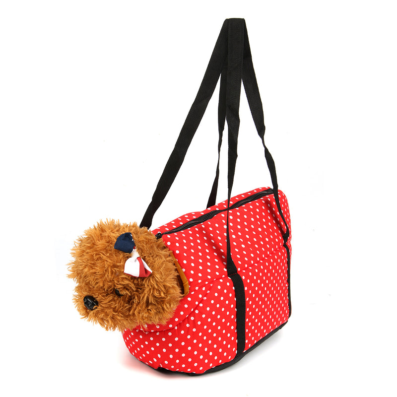 Padded Pet Carrier Bag Nylon Waterproof Travel Zip Lock Carabiner Portable Safe