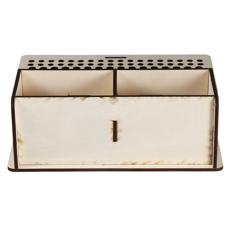 Wooden Pigment Paint Bottles Rack Organizer Epoxy Tool Storage Model Box