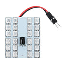 RGB 5050 SMD LED Lights Panel Car Interior T10 Festoon Dome Reading Map Lamp with Remote Control