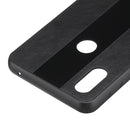 Bakeey Luxury Shockproof Soft Silicone PU Leather Tempered Glass Protective Case For Xiaomi Mi MIX 3