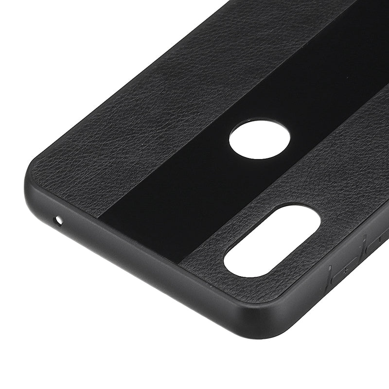 Bakeey Luxury Shockproof Soft Silicone PU Leather Tempered Glass Protective Case For Xiaomi Mi MIX 3