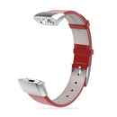 Mijobs Leather Watch Strap Replacement Watch Band for Huawei Band 2 Pro B29 B19