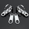 4pcs Chrome Motorcycle Front Rear Turn Signal Holder Fork Clamps Shock Bracket Cafe Racer