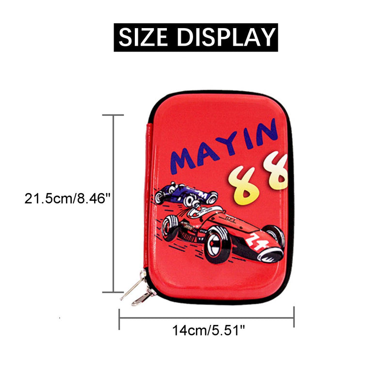 Kawaii EVA 3D Waterproof Car School Pencil Pen Case Large Pencil Box Cute Pen Holder pencil bag