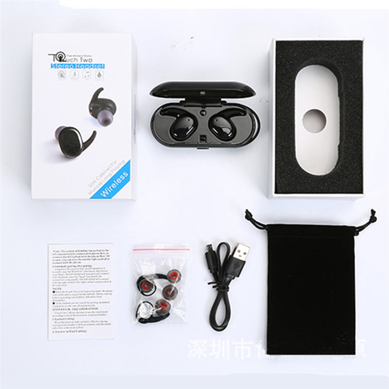 TWS bluetooth Wireless Waterproof Stereo Earphone Earbud Sport Headset Headphone