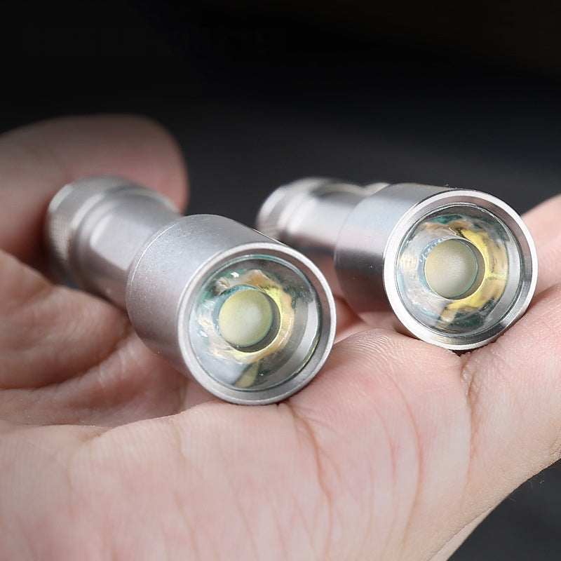 KESHUN XM-L2U2 LED Mini Flashlight Portable Titanium Alloy EDC Flashlight AAA Flashlight