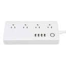 WiFi Plug Power Strip 4 Smart AC Outlet USB Remote Control Timing Schedule Compatible Alexa/Google Home/ifttt