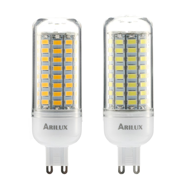 ARILUX E27 E14 B22 GU10 G9 5W SMD5730 Constant Current Smart IC 89LEDs Corn Light Bulb AC220V