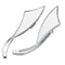 Chrome Motorcycle Rearview Mirrors Chopper Bobber Spear Blade Custom For Harley