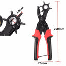 6 Sized Heavy Duty Leather Hole Punch Hand Pliers Belt Holes Punches Maker Tool
