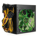 800W 120mm LED Fan 24 Pin PCI SATA ATX 12V Computer Power Supply for PC  Desktop