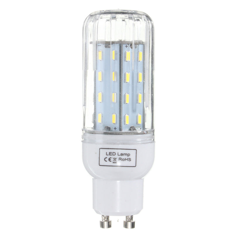 E27 B22 E12 E14 G9 GU10 6W 56 SMD 4014 LED Warm White White Cover Corn Bulb AC 110V