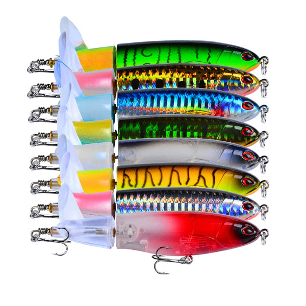 PROBEROS 5 Pcs 110/145mm Fishing Lure Rotation Artificial Fishing Hooks Fishing Hard Bait