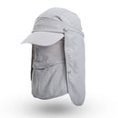 Naturehike Fishing Hat Foldable Detachable Sun Protection Breathable Mosquito Veil Camping Fishing Hiking Duck Tongue Hat