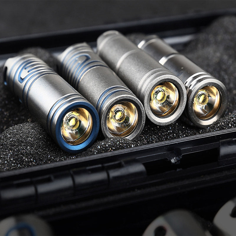 KESHUN S04 XM-L2 U2 180LM USB Rechargeable Mini LED Keychain EDC Flashlight Waterproof EDC Collections EDC Tools