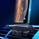 Bakeey Upgrade Metal Gravity Linkage Automatic Lock Air Vent Car Phone Holder for 4.7-6.5 Inch Smart Phone iPhone XS Max Samsung Galaxy S10+