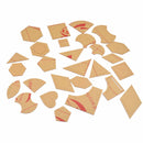 54PCS Handmade Mixed Quilt Acrylic Templates DIY Patchwork Quilter Supplies Tools Kit