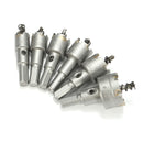 6pcs 16/18/20/22/25/32mm Steel Carbide Tipped Drill Bit Set 16-32mm Metal Hole Saw Alloy Cutter