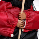 Halloween Decorations Witch Props Bright Eyes Laughing Sound Control Party Supplies