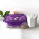 PP Microwave Lunch Box Food Storage Crisper Reusable Preservation Vacuum Pump