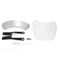 Clear Front Windshield Windscreen Bracket For Motorcycle 5" & 7" Round Headlights
