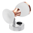 Angle Adjustable LED Reading Light Double Heads Wall Lamp Spot Light Book Light  White/Warm White