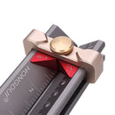 Drillpro 3 In 1 Multifunction Measuring Gauge Drill Depth Gauge Drill Stop Measure and Drill Point Angle Gauge Grinding Gage and Table Saw Height Gauge Woodworking Tool