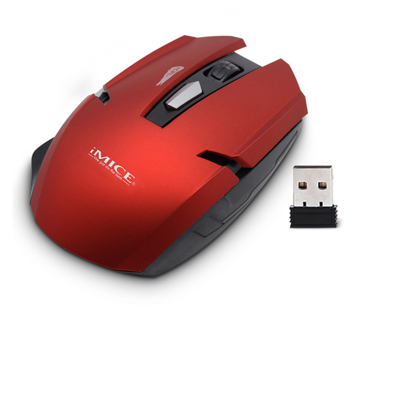 IMICE G-1700 2.4GHz Wireless 1600DPI Mouse Mute Ergonomic Design 6 Buttons Protable Mouse for Office PC Laptop
