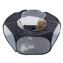 Portable Pet Folding Hexagon Tent Bed Puppy Indoor Outdoor Home Teepee Kennel