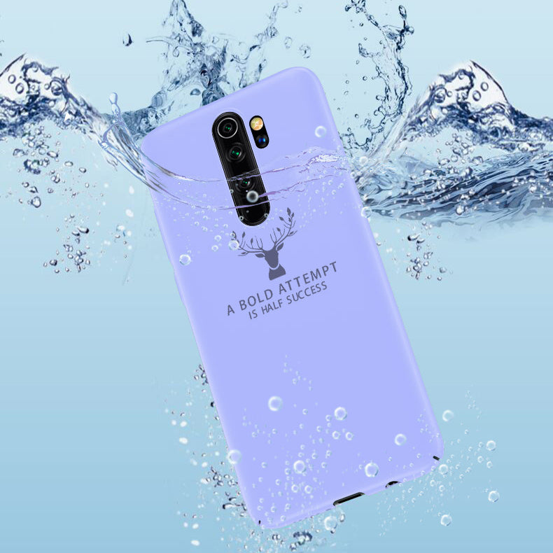 For Xiaomi Redmi Note 8 Cover Bakeey Deer Pattern Shockproof Soft Rubber Liquid Silicone Protective Case