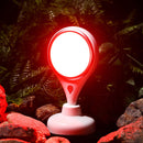 IPRee 1.5W 75LM LED USB Camping Tent Dimming Light 5 Modes Outdoor  Emergency Warning Lantern