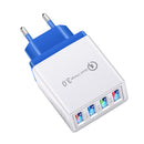 Bakeey 3.1A 4USB LED Light Fast Charging USB Charger Adapter For iPhone 8Plus XS 11Pro Huawei P30 Pro Mate 30 Oneplus 7