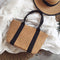 32 x 24cm Straw Bag Handbag Handmade Woven Beach Camping Travel Crossbody Bag