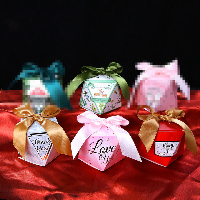 Creative Wedding Supplies Vase Irregular Candy Box European Wedding Favors Gifts Case