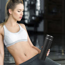 IPRee 500ml Vacuum Thermos Portable Travel Frosted Sport Water Bottle 304 Stainless Steel Insulated Cup