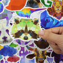 35Pcs Animal Car Stickers Mixed Funny Cartoon For Luggage Laptop Computers Bicycles Decor