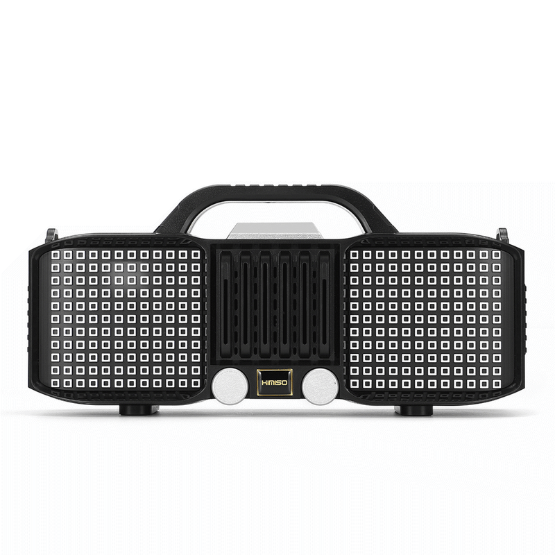 Portable LED Light bluetooth 5.0 Speaker Super Bass Multiple Mode Loudspeaker with Mic