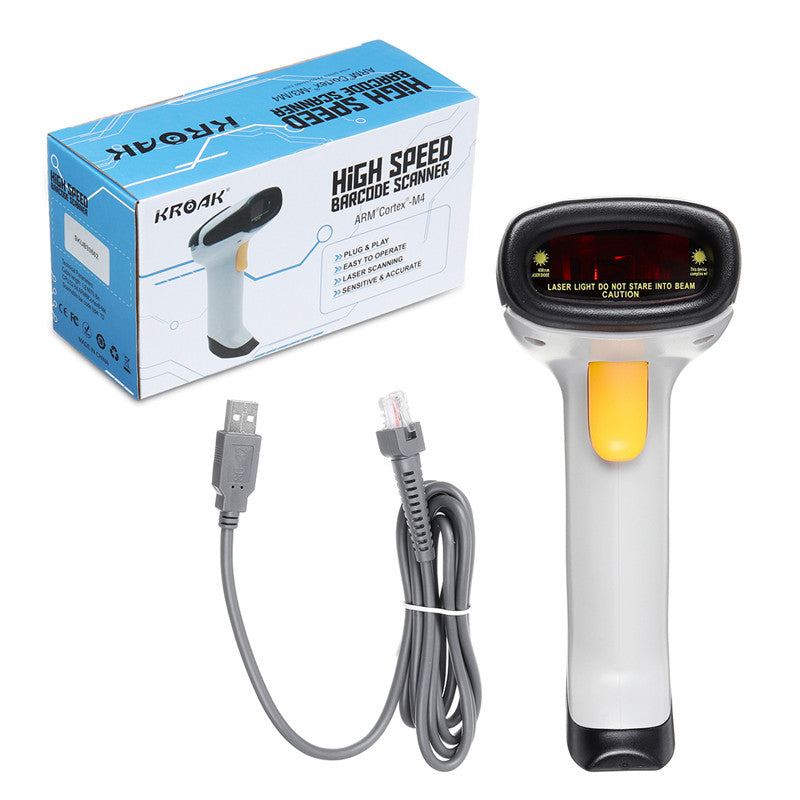 20mW DC5V Barcode Scanner Laser Wired Portable Bar Code Scanner USB Barcode Reader
