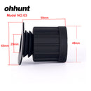 ohhunt Hunting Riflescope Lens Rubber Eyeshade 4 Types Tactical Optics Sight Eye Protector Cover Scalability Sight Eyeguard