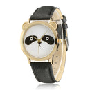 Fashion Panda Unique Women Quartz Watch Leather Women Men Wrist Watch