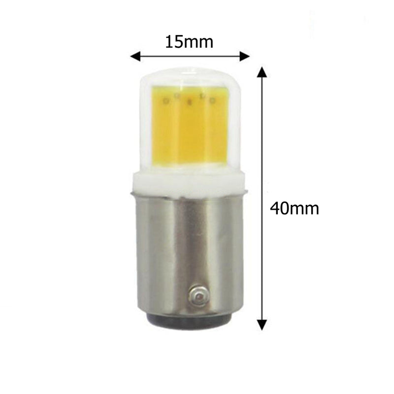 Dimmable 5W AC110-120V COB 1511 BA15D LED Light Bulb Indoor Lamp for Chandelier Sewing Machine