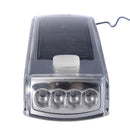 BIKIGHT 1200LM Bike Solar LED Front Headlight Solar Tail Rear Light Set with Warning Bell